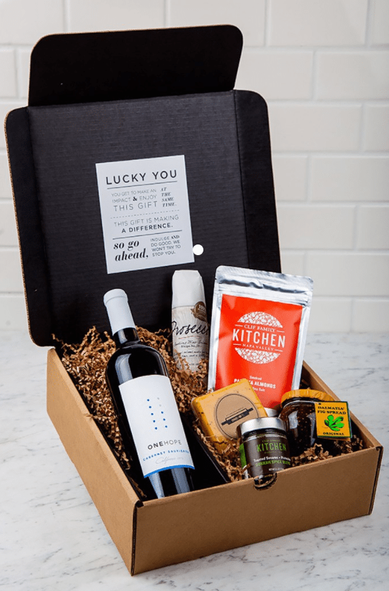 a wine gift box