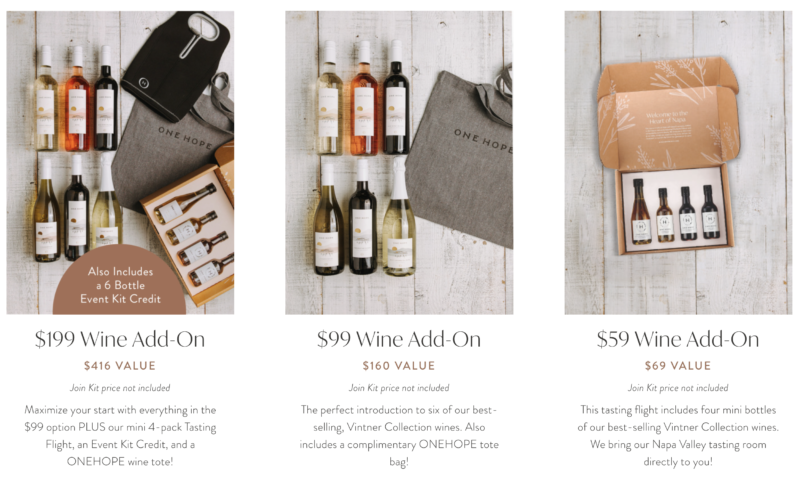 onehope wine join kit