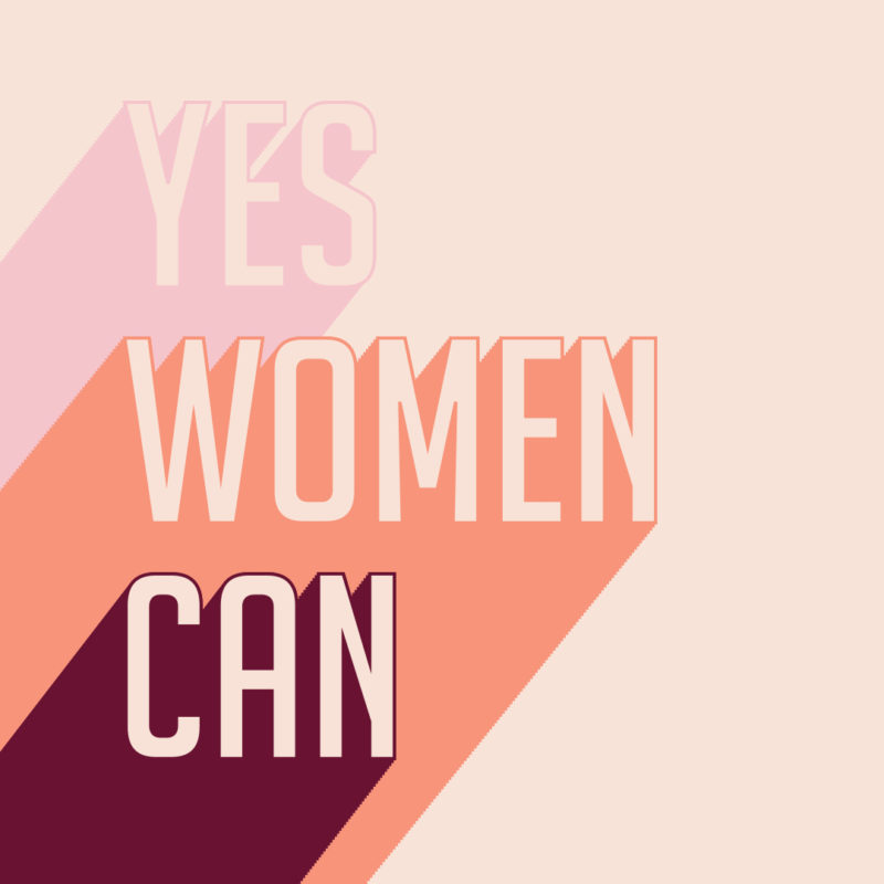 yes women can graphic