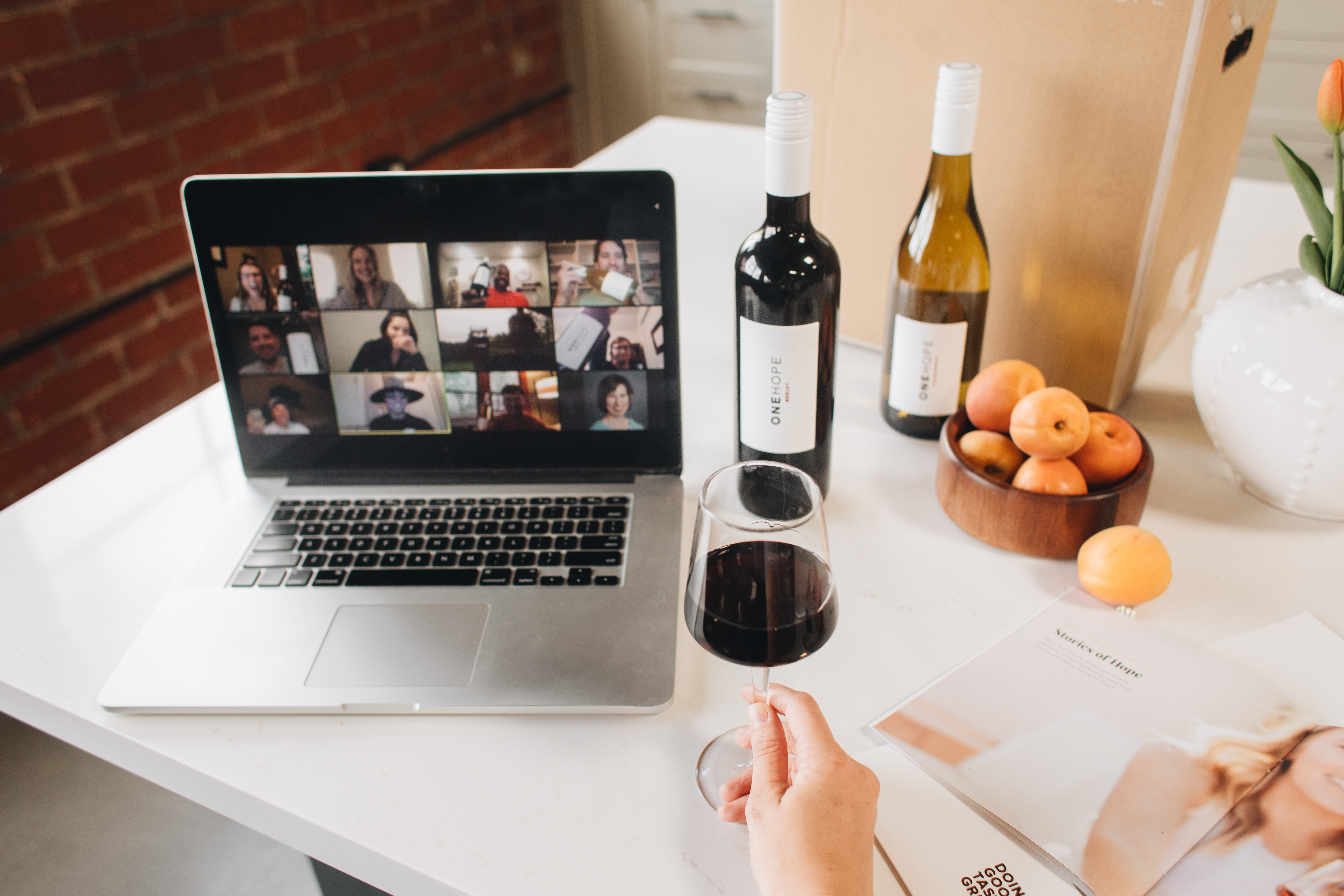 virtual wine tasting fundraiser
