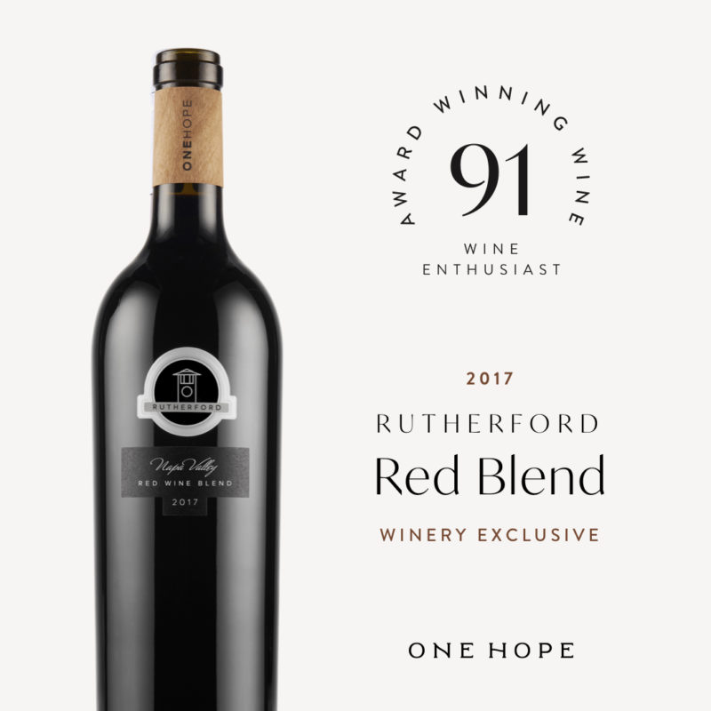 onehope 91 point red blend rutherford napa