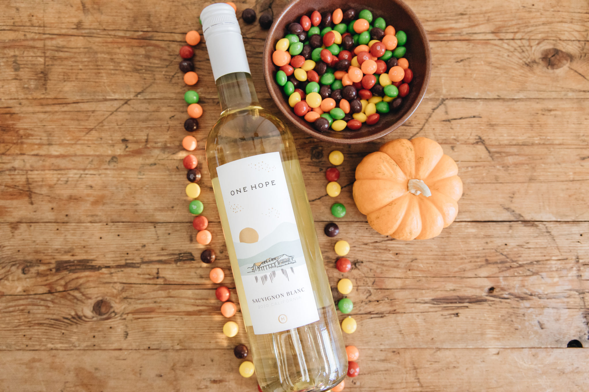 Halloween ONEHOPE wine and candy pairing