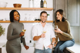 wine tasting at home