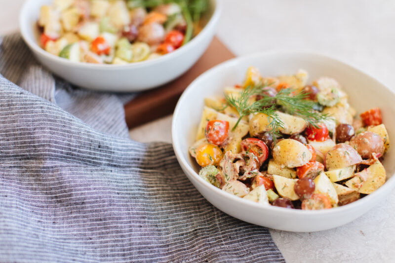 grape potato salad